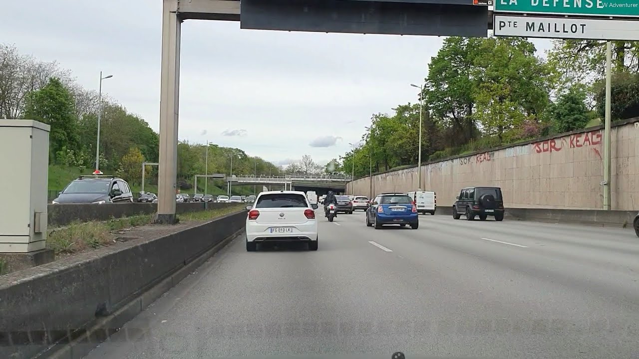 Driving from Boulogne to Saint-Denis | IDF | France | Part 1