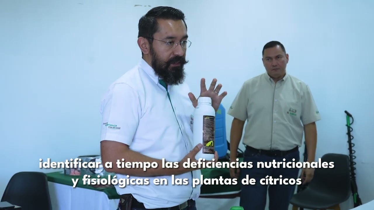 Capacitación con productores de cítricos en San Juan Opico