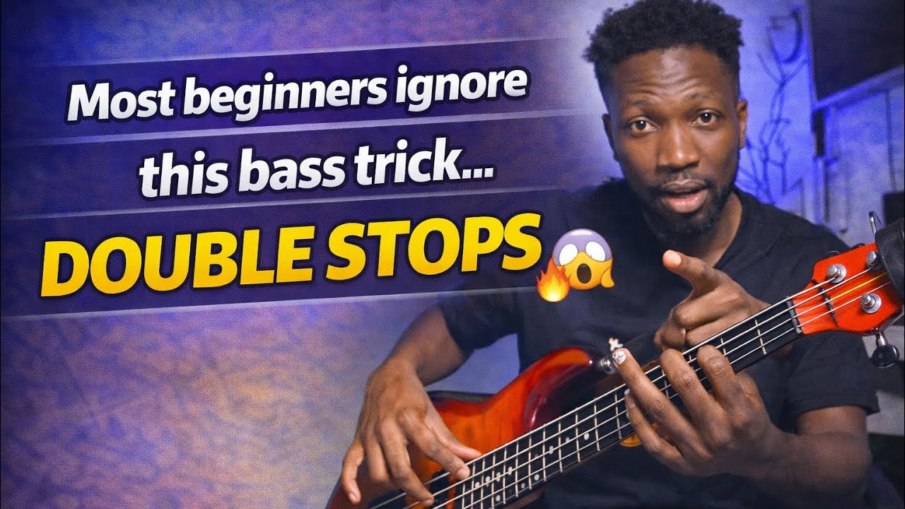 Most beginners ignore this bass trick&hellip; DOUBLE STOPS 🎸😮&zwj;🔥