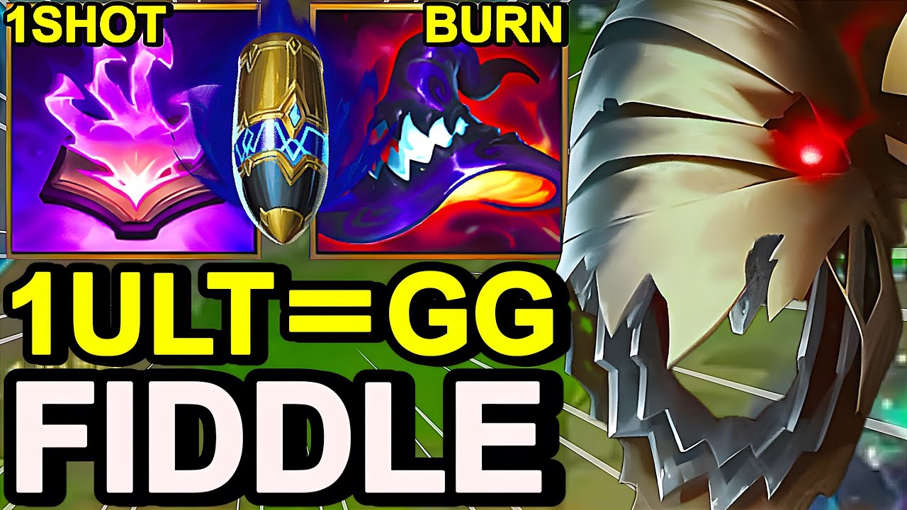 Wild Rift China Top2 Fiddle Sticks Jungle - FULL BURST ONE SHOT FIDDLE BUILDS RUNES