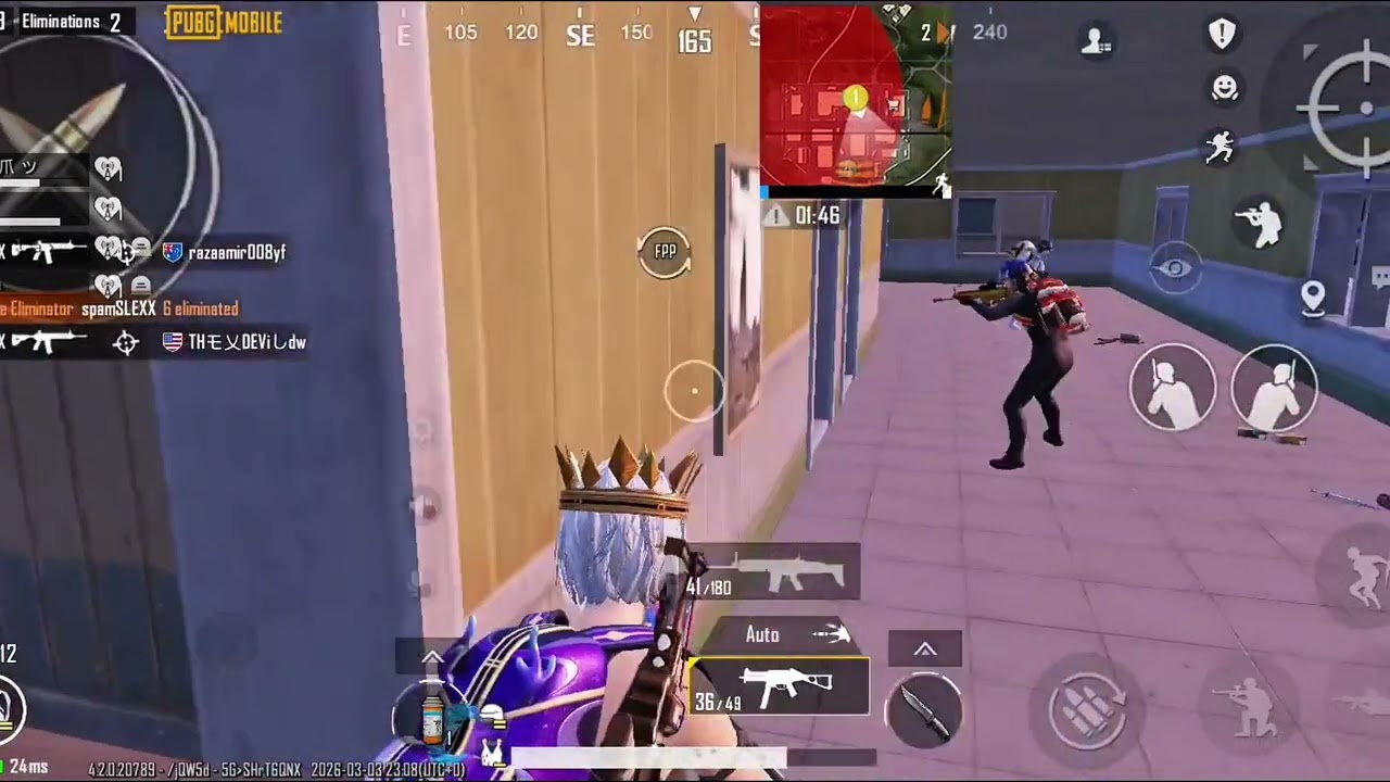 1vs4 pro squad #shorts #pubgmobile 