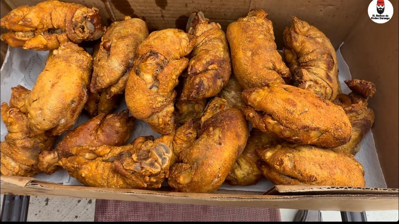 Las mejores patitas 🐾 de puerco 🐖🐷🐖fritas y doraditas una delicia 