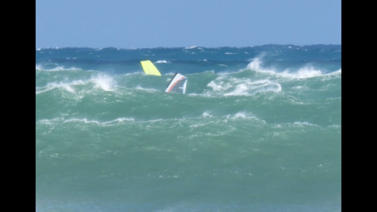 Pungarehu wave sailing Easter 2024, Taranaki, New Zealand, huge waves, lots of wind, a great day!