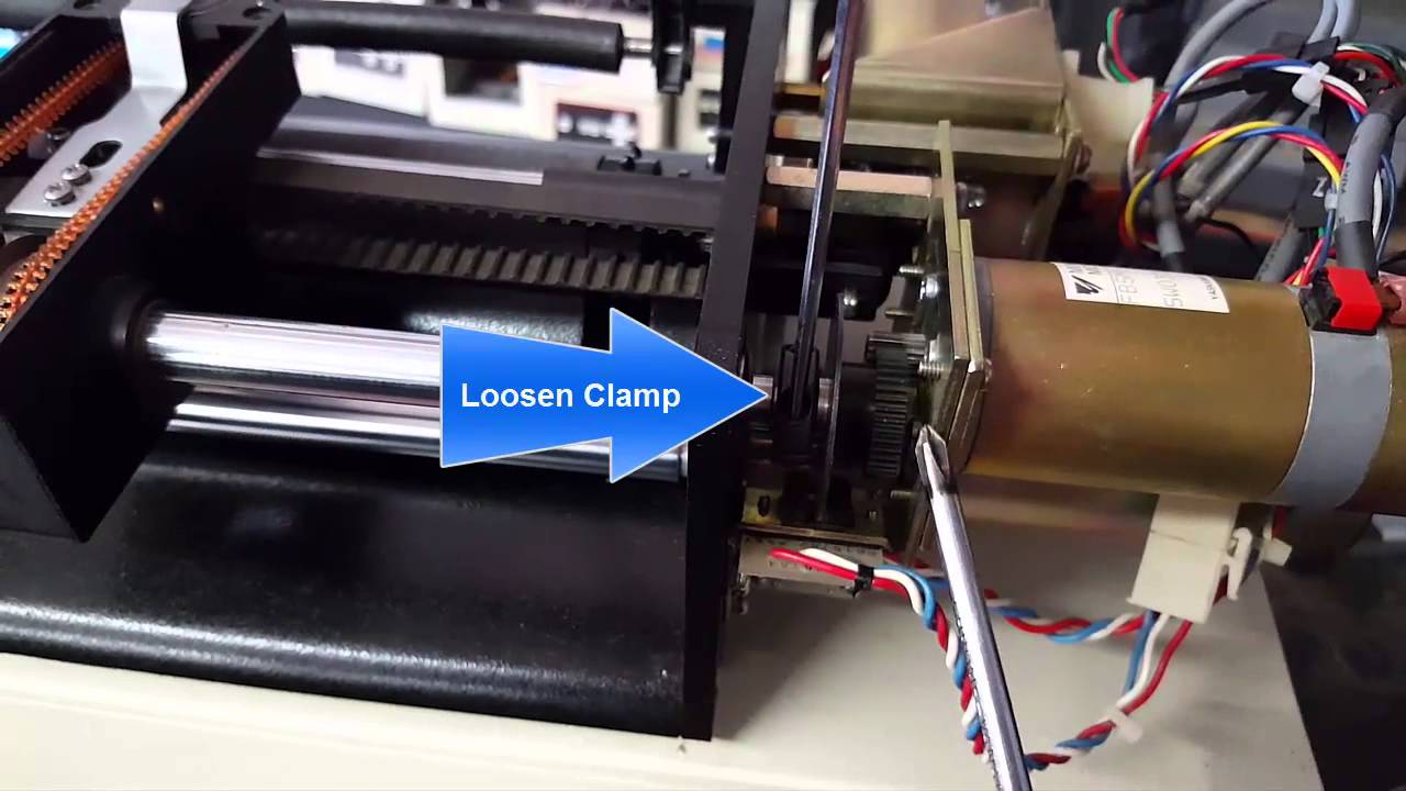 THE PLOTTER DOCTOR  Installing rotate belt