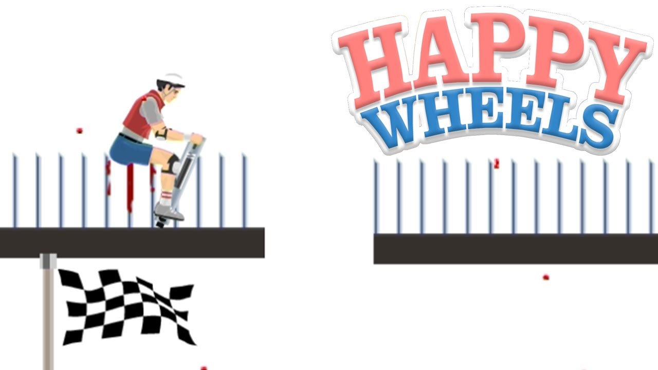Happy Wheels - Between Two Spikes