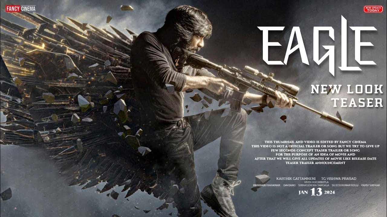EAGLE MOVIE TRAILER  2024 - HINDI TRAILER l RAVI TEJA l ANUPAMA PARAMESWARAN l KARTHIK GATTAMNENI