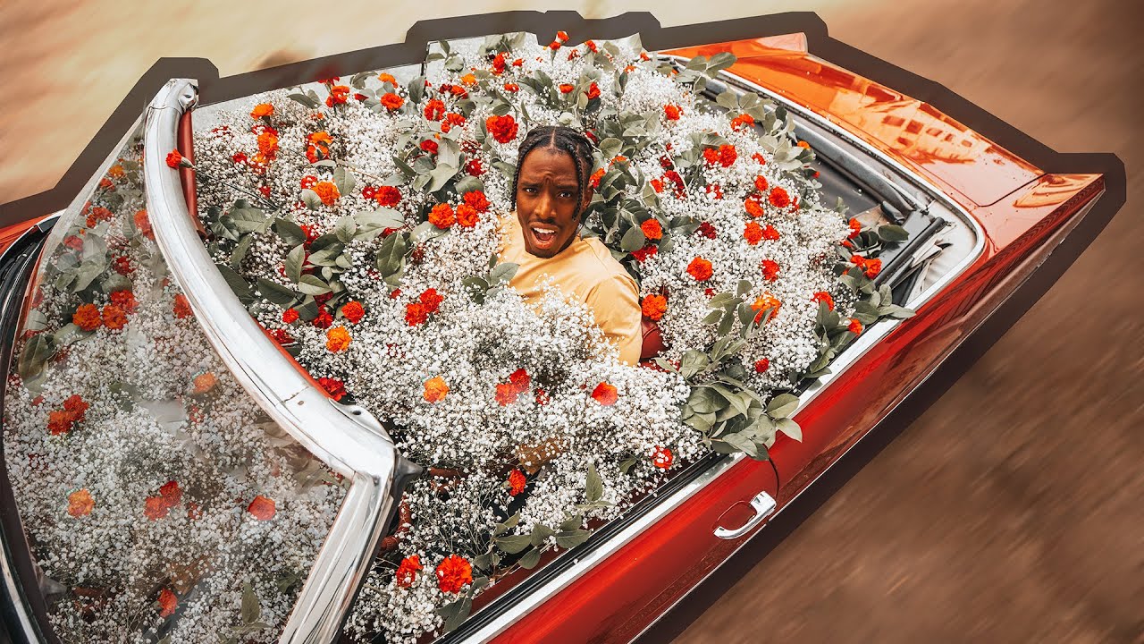 I put 100,000 Flowers in my Car