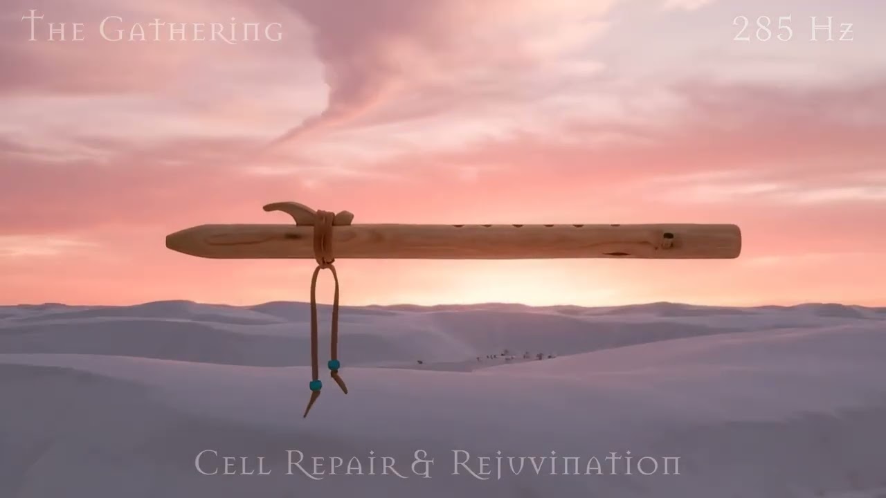 2+Solfeggio Hours of Healing Frequencies from Solfeggio Mirror with Native American Flute.