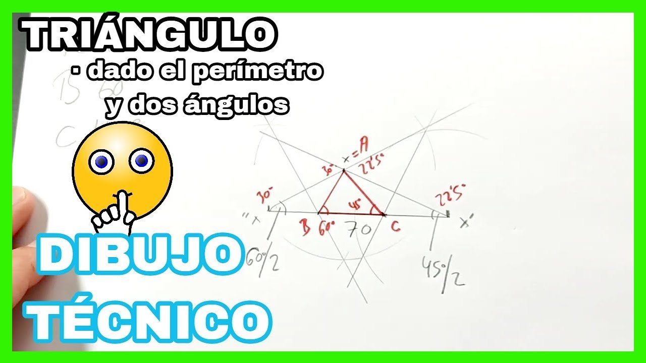 TRIÁNGULO - dado el perímetro (suma de lados) y dos ángulos💪