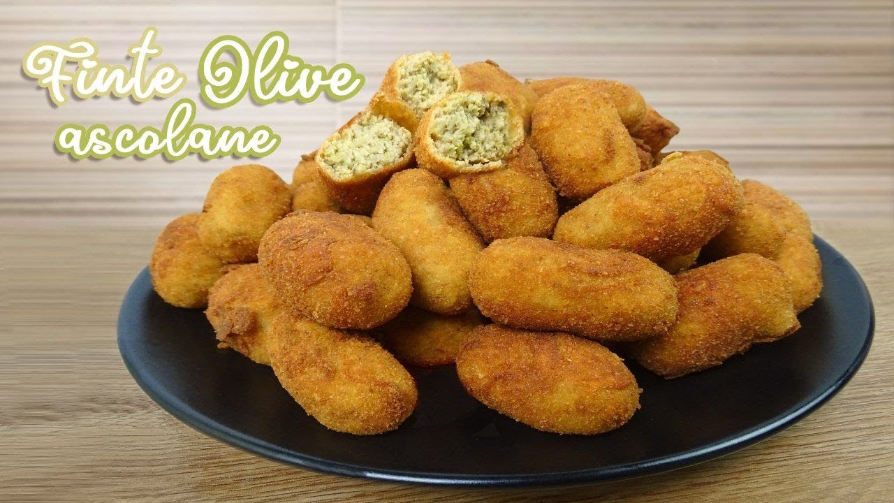 FINTE OLIVE ASCOLANE - GUSTOSO E VELOCE APERITIVO! 🍸🍹