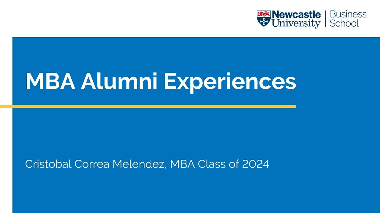 MBA Alumni Experiences - Cristobal