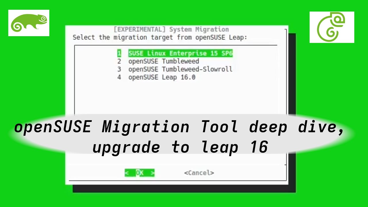 Инструмент миграции openSUSE — просто супер. Используйте его для обновления до Leap16, который ск...