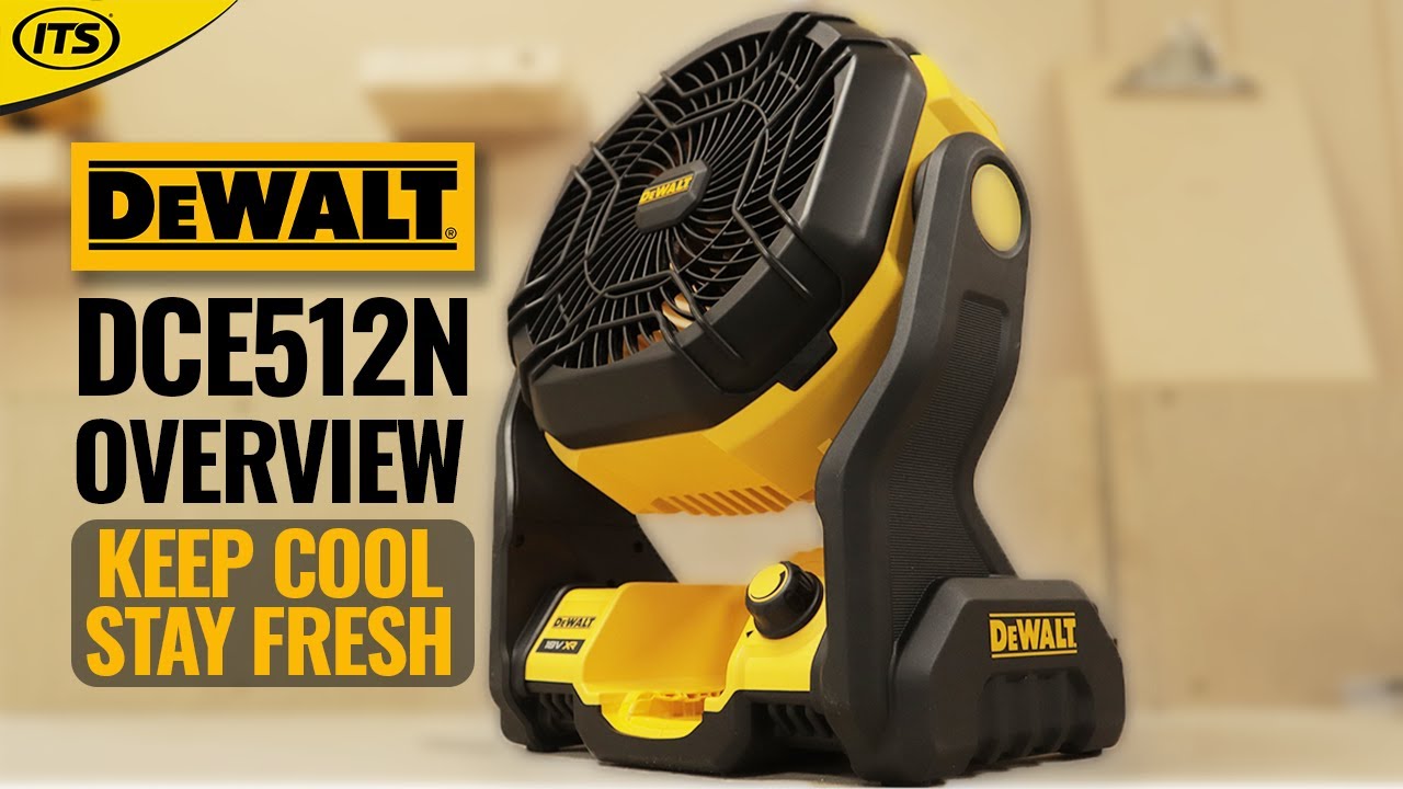 Dewalt DCE512N 18V XR Cordless Jobsite Fan - Quick Overview