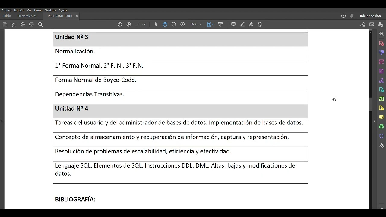PROGRAMA DABD