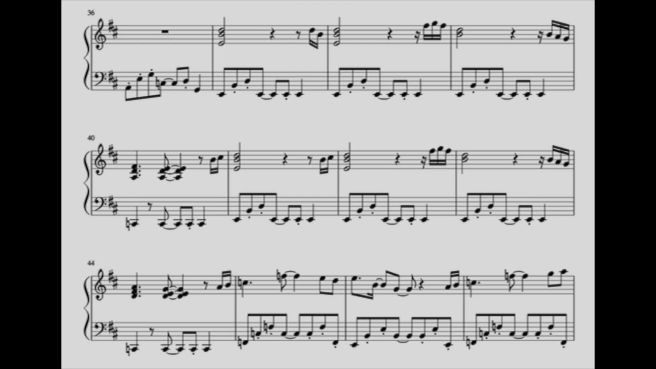 Trials of Mana - Harvest November, piano sheets