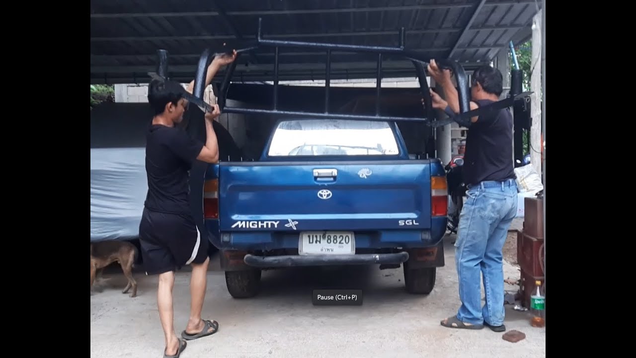How to make a pickup truck roll bar [My Construction EP73 by Punu]