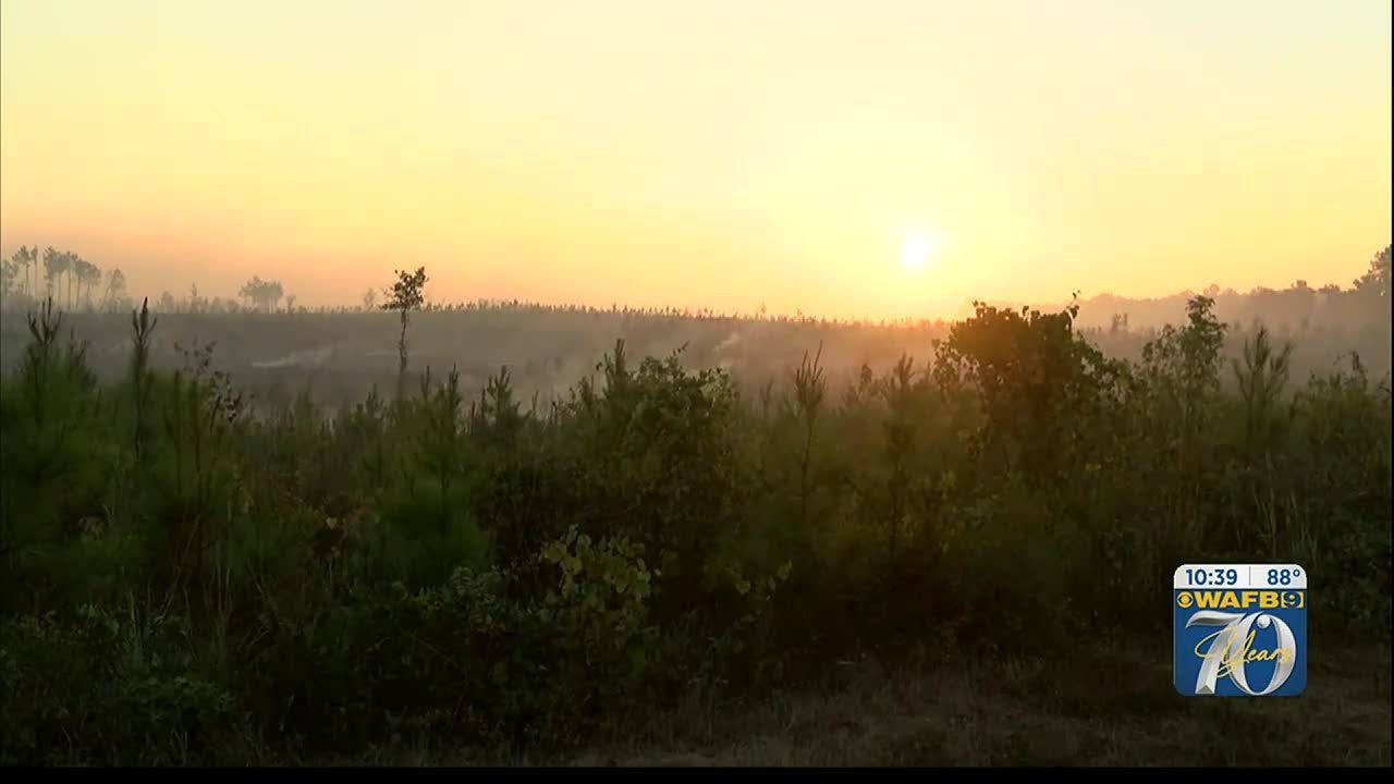 Smell of smoke Sunday morning likely coming from fires outside of BR area