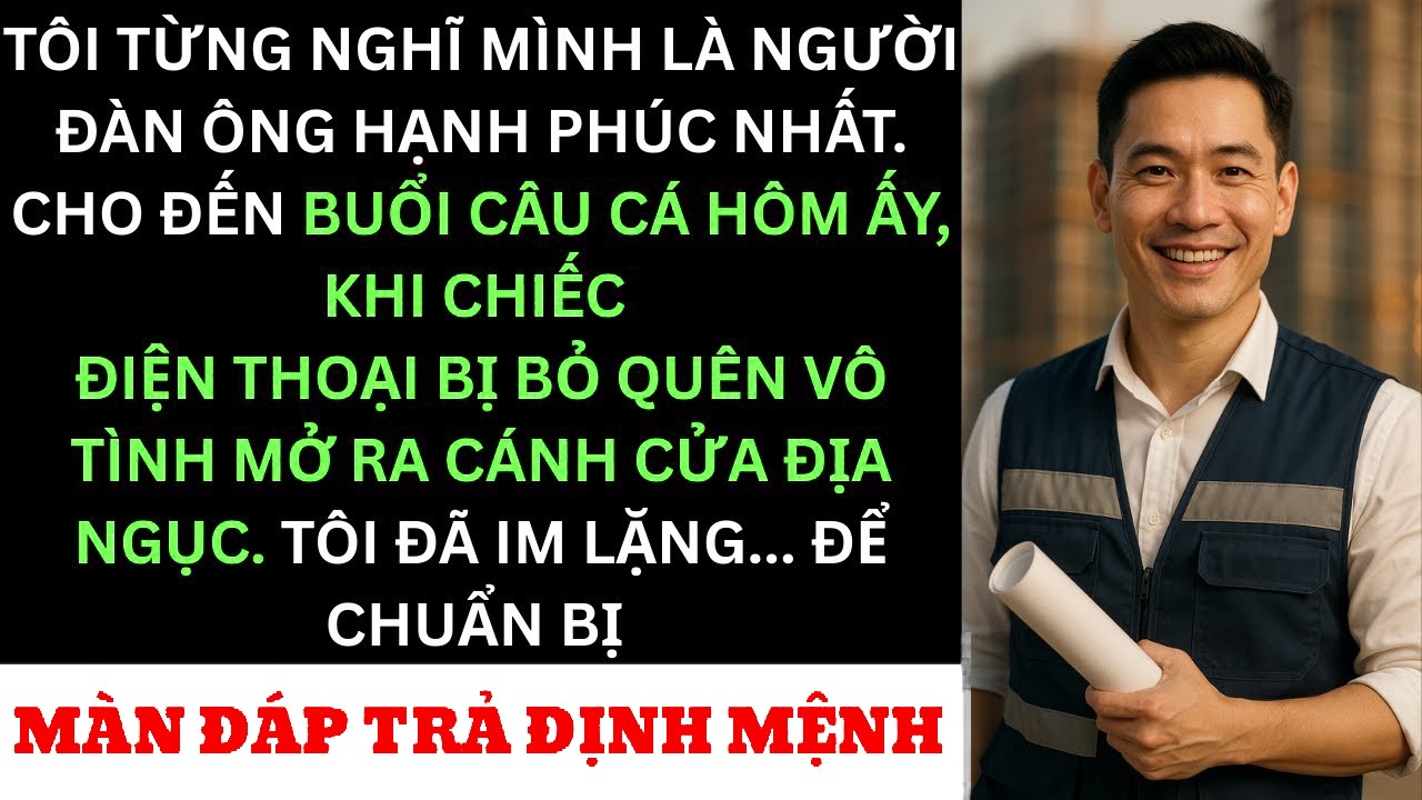 Vợ Tôi Ngoại Tình Với Bạn Thân 15 Năm – Buổi Câu Cá Định Mệnh Vạch Trần Tất Cả