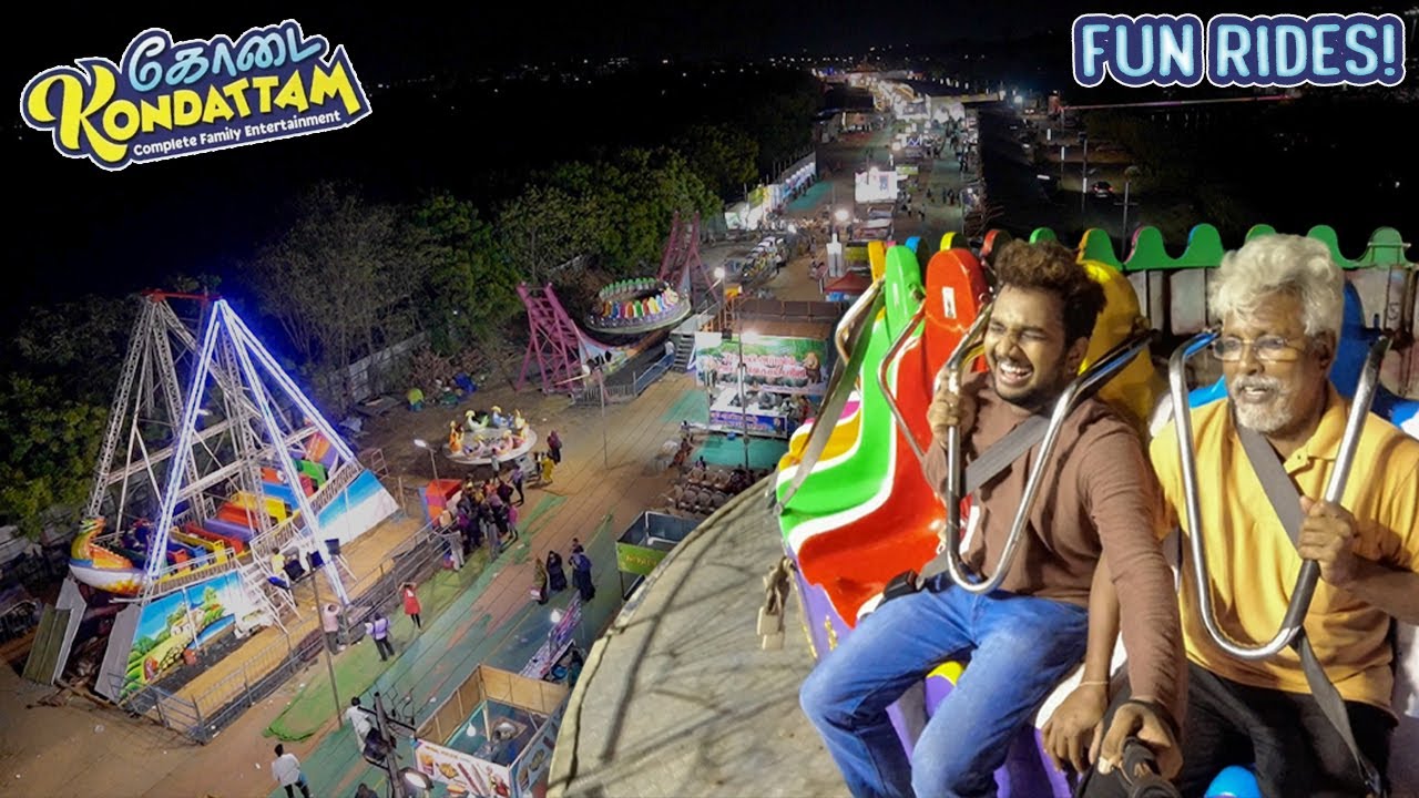 Fun rides & குற்றாலம்😍 at Kodai Kondattam 22' | Theevu Thidal | Part 2