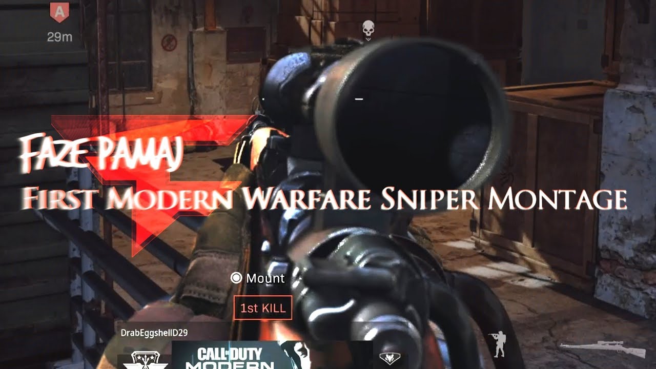 FaZe Pamaj - First Modern Warfare Sniper Montage