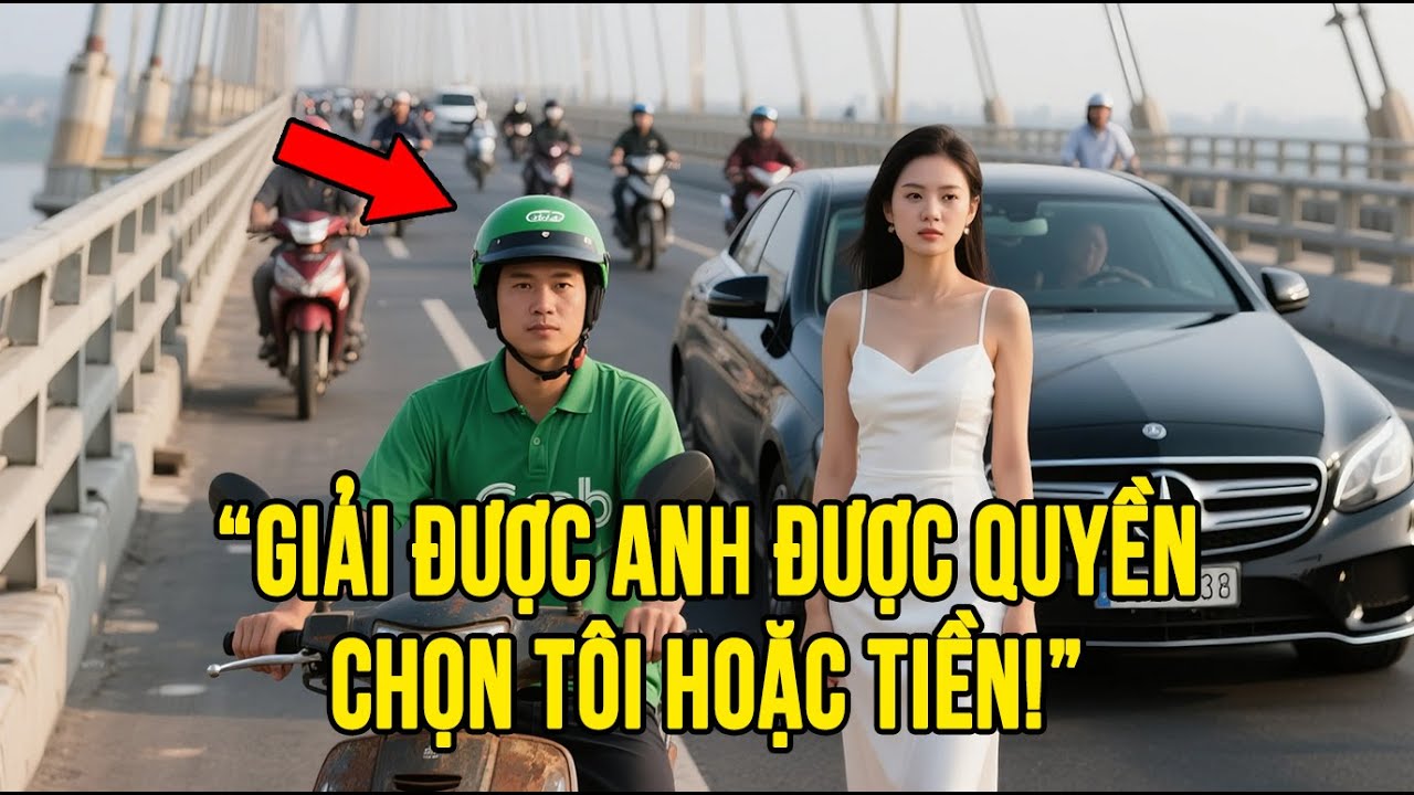 “Giải Được, Anh Được Quyền Chọn Tôi Hoặc Tiền!” – Anh Xe Ôm Khiến Nữ Tỷ Phú Đứng Hình Sau 5 Phút