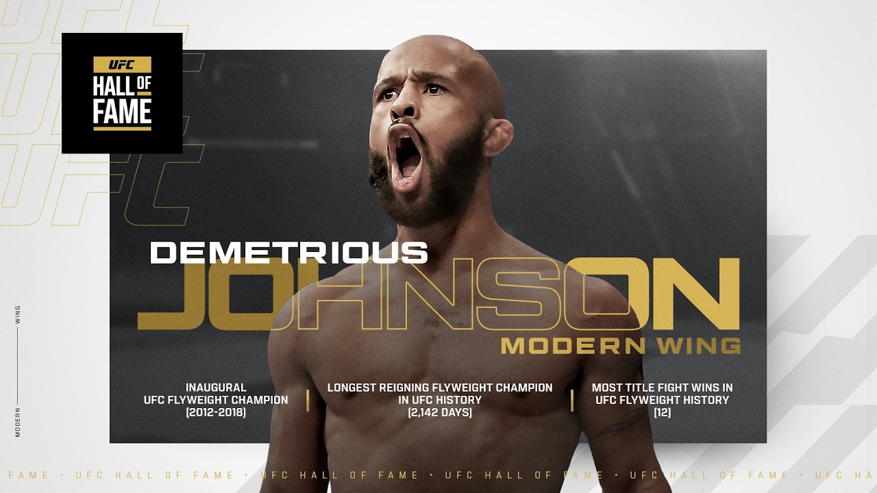 Деметриус Джонсон включен в Зал славы UFC 2026 года 📣