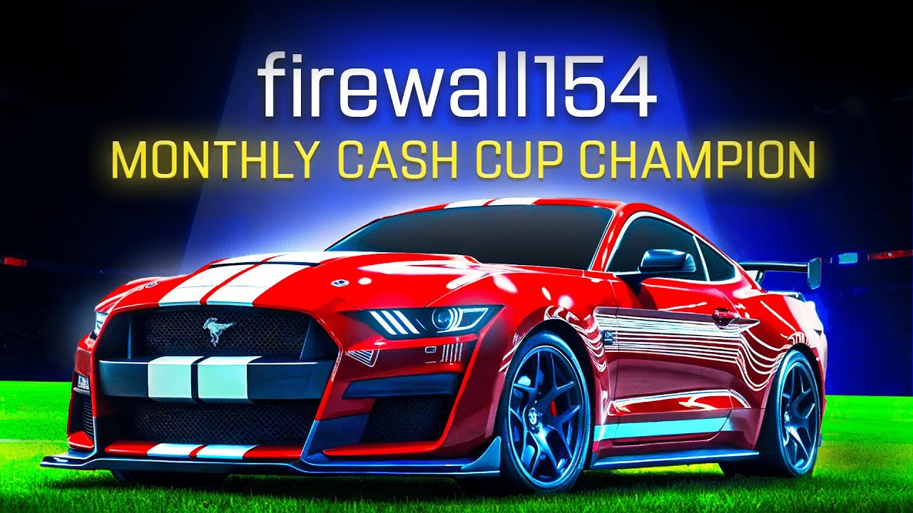 peguei TOP 1 na CASH CUP com o NOVO MUSTANG GT do ROCKET LEAGUE (ft. nxghtt)