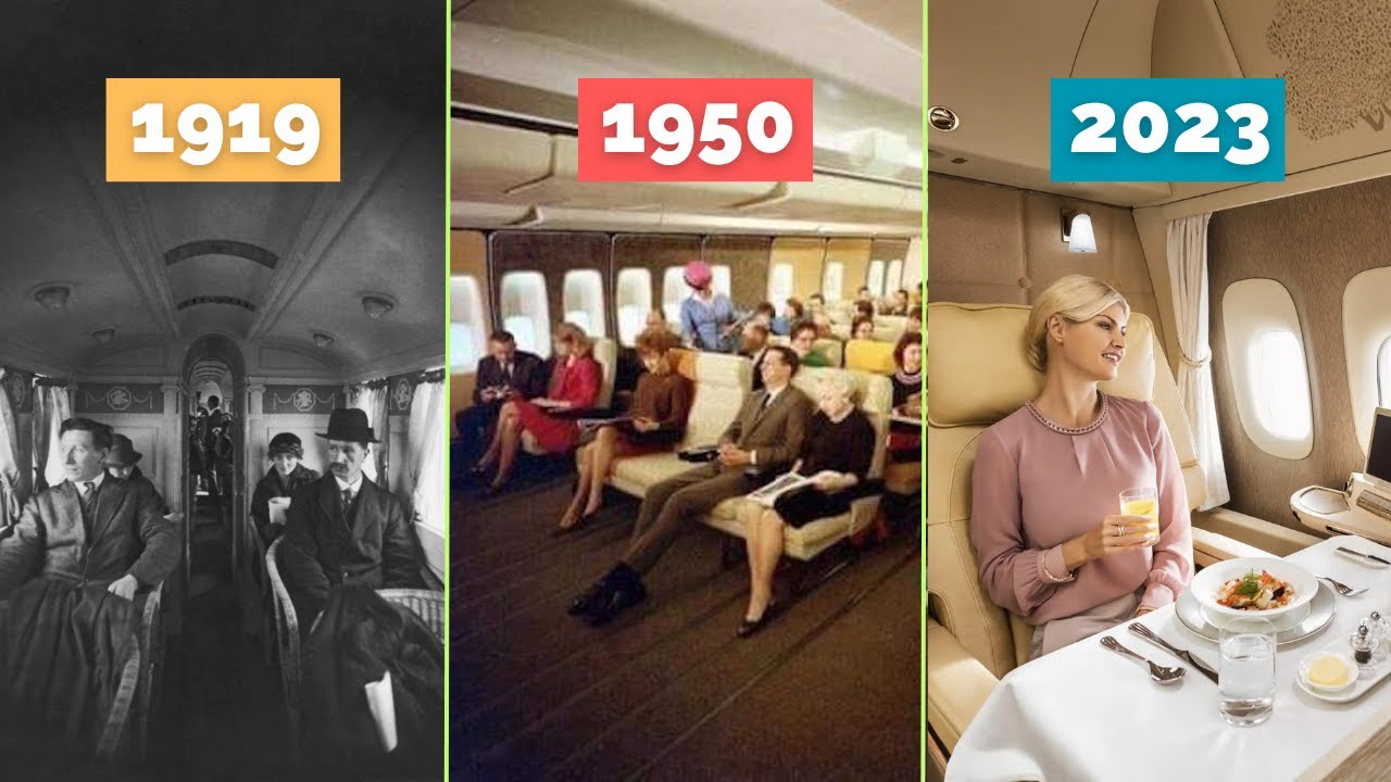 ¿cómo era viajar antes? | La evolución del transporte aéreo