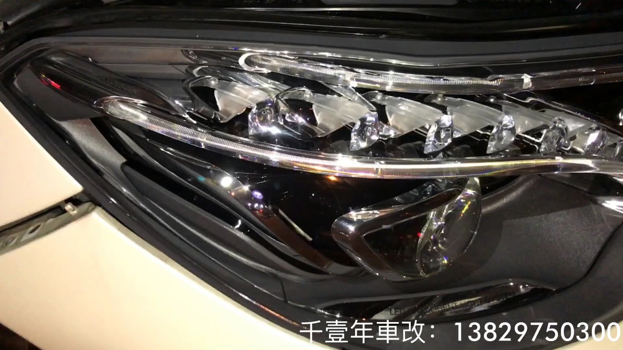 Mercedes-Benz E-class W207 halogen lamp upgrade LED headlights