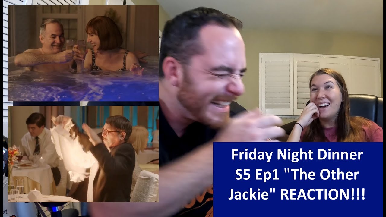 Americans React | FRIDAY NIGHT DINNER | The Other Jackie Season 5 Episode 1 | REACTION