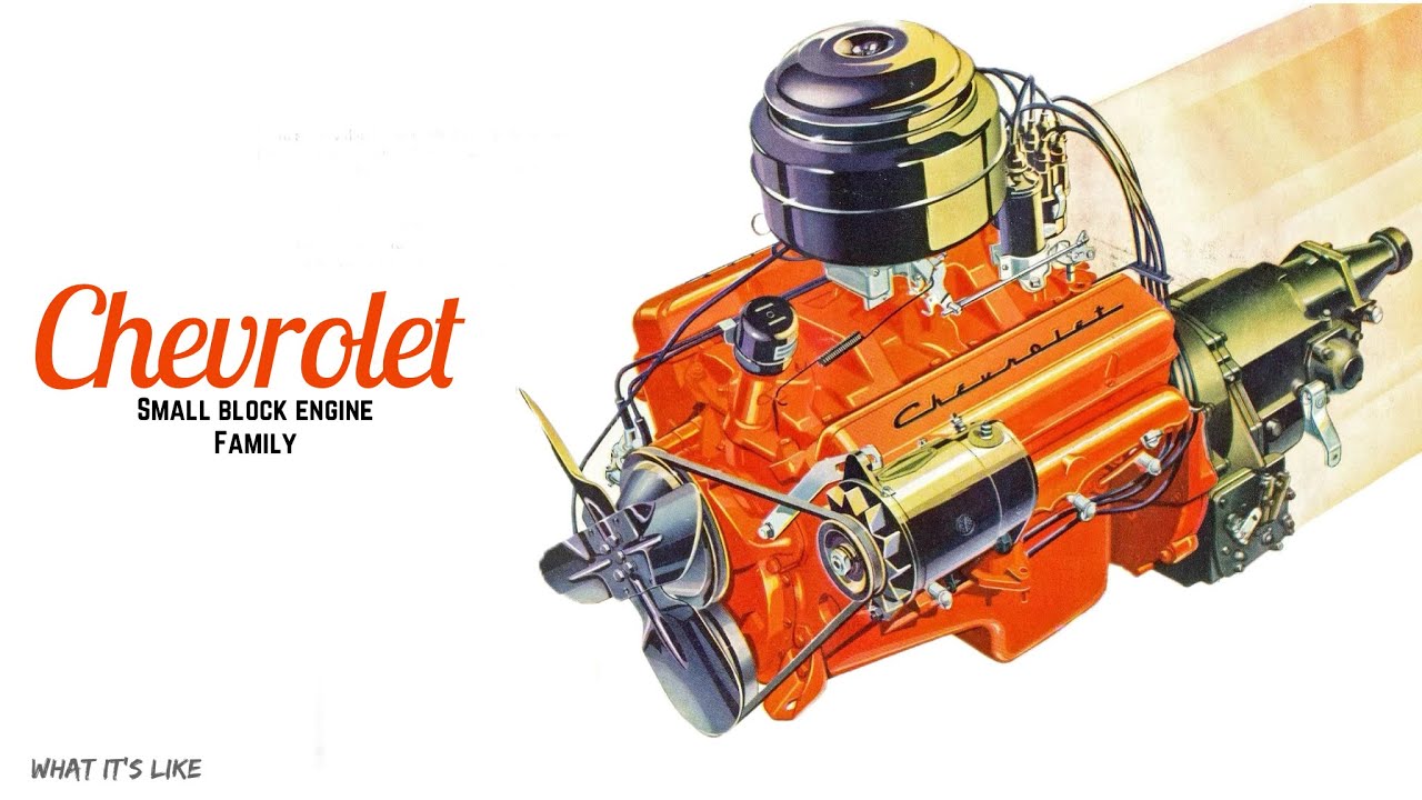 Семейство двигателей Chevy Small Block первого поколения 265, 283, 327, 350, 302, 307, 400, 262, ...