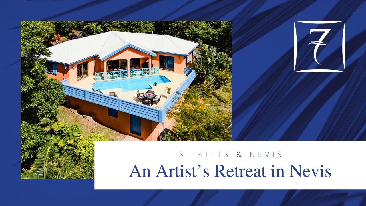 Charming Villa for Sale in Nevis | An Artist's Retreat on 1.39 Acres in Hermitage Estate