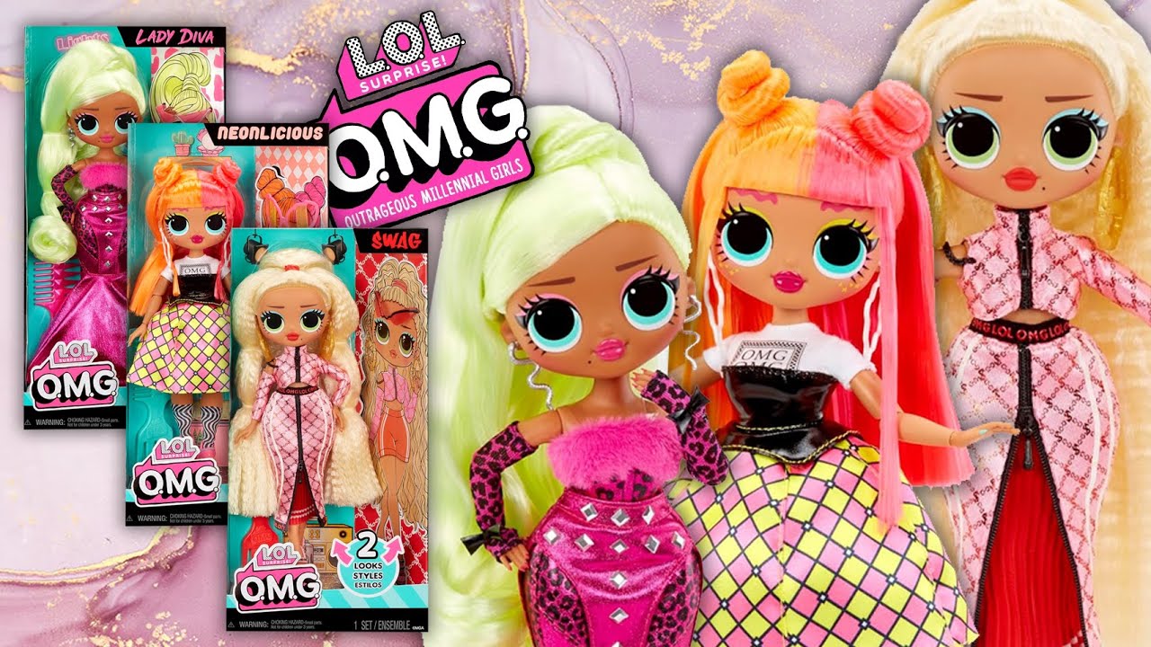 LoL Surprise OMG Two LOOKS Style - Lady Diva, Neonlicious, Swag! Flop o Wow? | ToysExpression