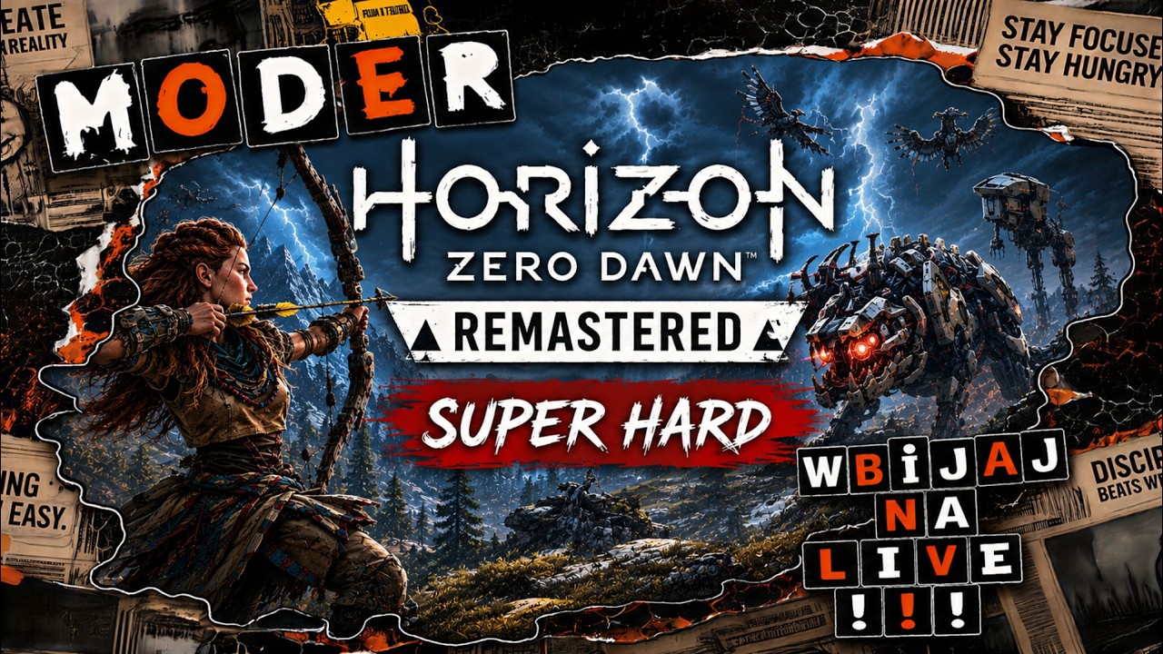 CZY DAM RADĘ NA SUPER HARD? 🦖🏹 Horizon Forbidden West PL | Dzień 2 [LIVE]