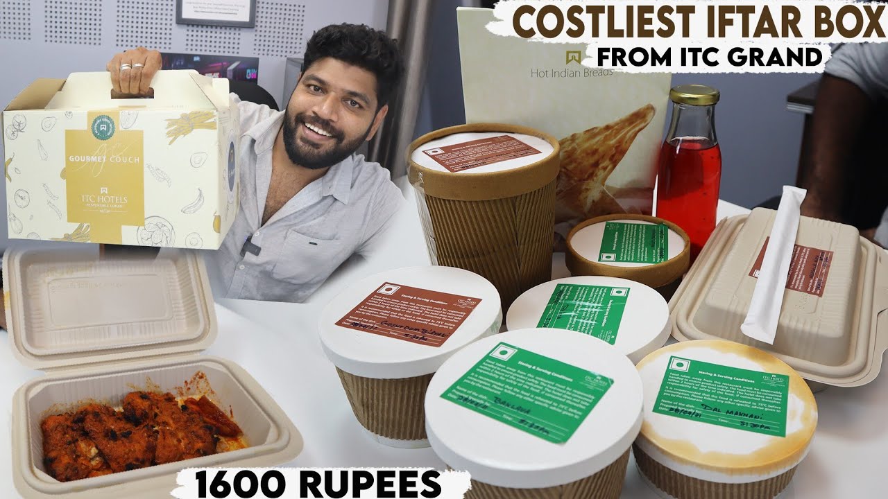 What's Inside ₹1600 Iftar Box - COSTLIEST !! Iftar Pack from ITC GRAND HOTELS