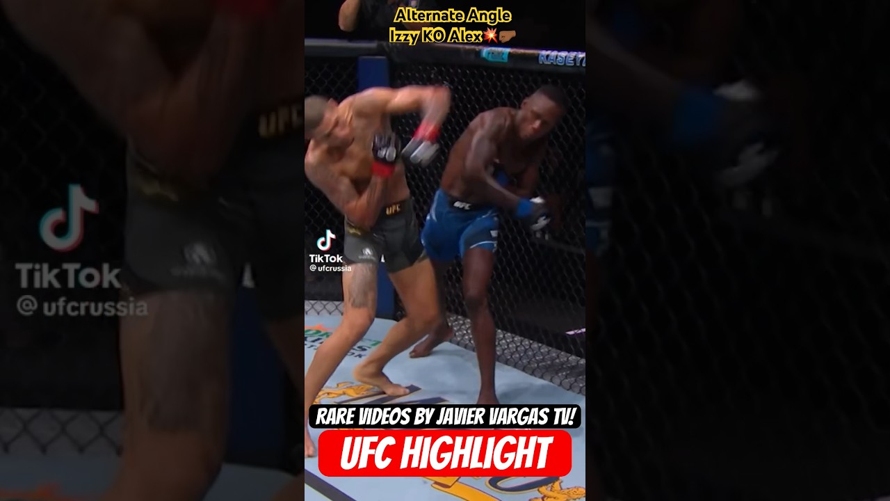 Alternate KO Angle | Izzy VS. Alex Pereira Knockout UFC Fight Knockout Highlight - Rare Video Javier