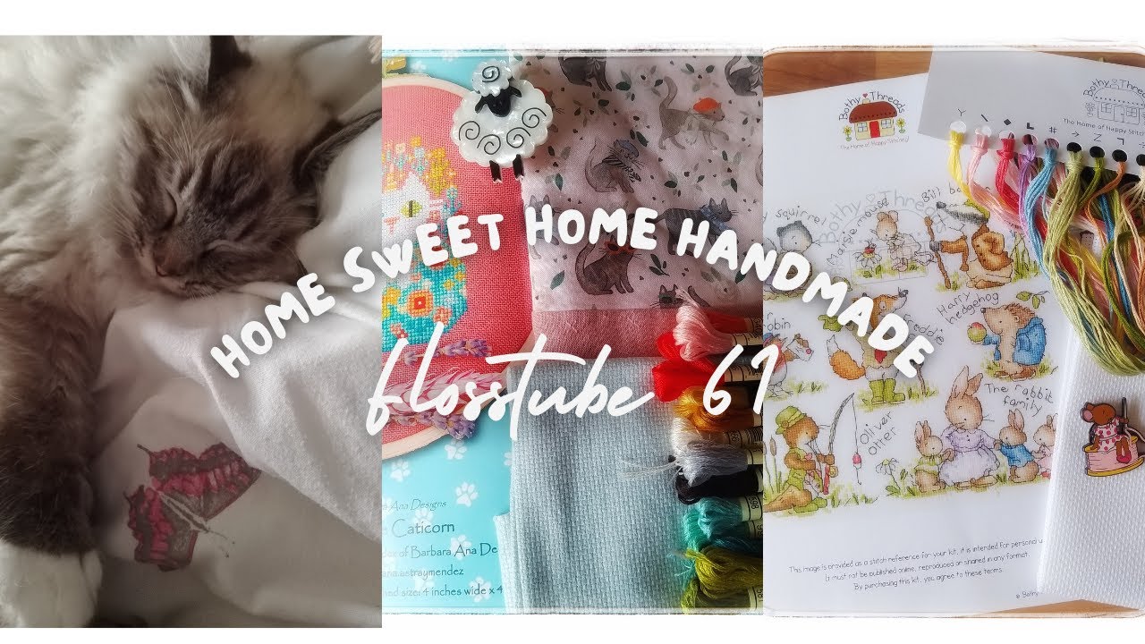 Flosstube #61: Let’s chat about my cross stitch WIP’s, new starts & vintage and newly released kits