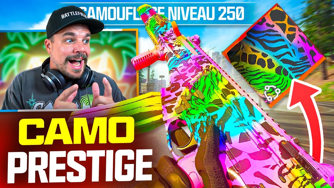 CAMO PRESTIGE 250 qui PORTE BONHEUR sur WARZONE ?