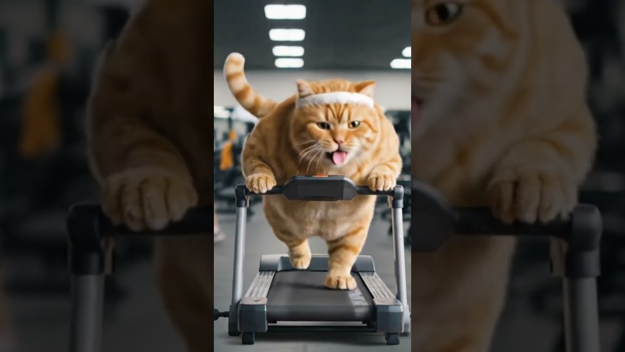 💪🐱 &ldquo;Super Buff Cat&rsquo;s Workout Time!&rdquo;&ldquo;Muscle Cat vs. Dumbbells 😂&rdquo;&ldquo;Funny Cat Gym Routine #trainedcats