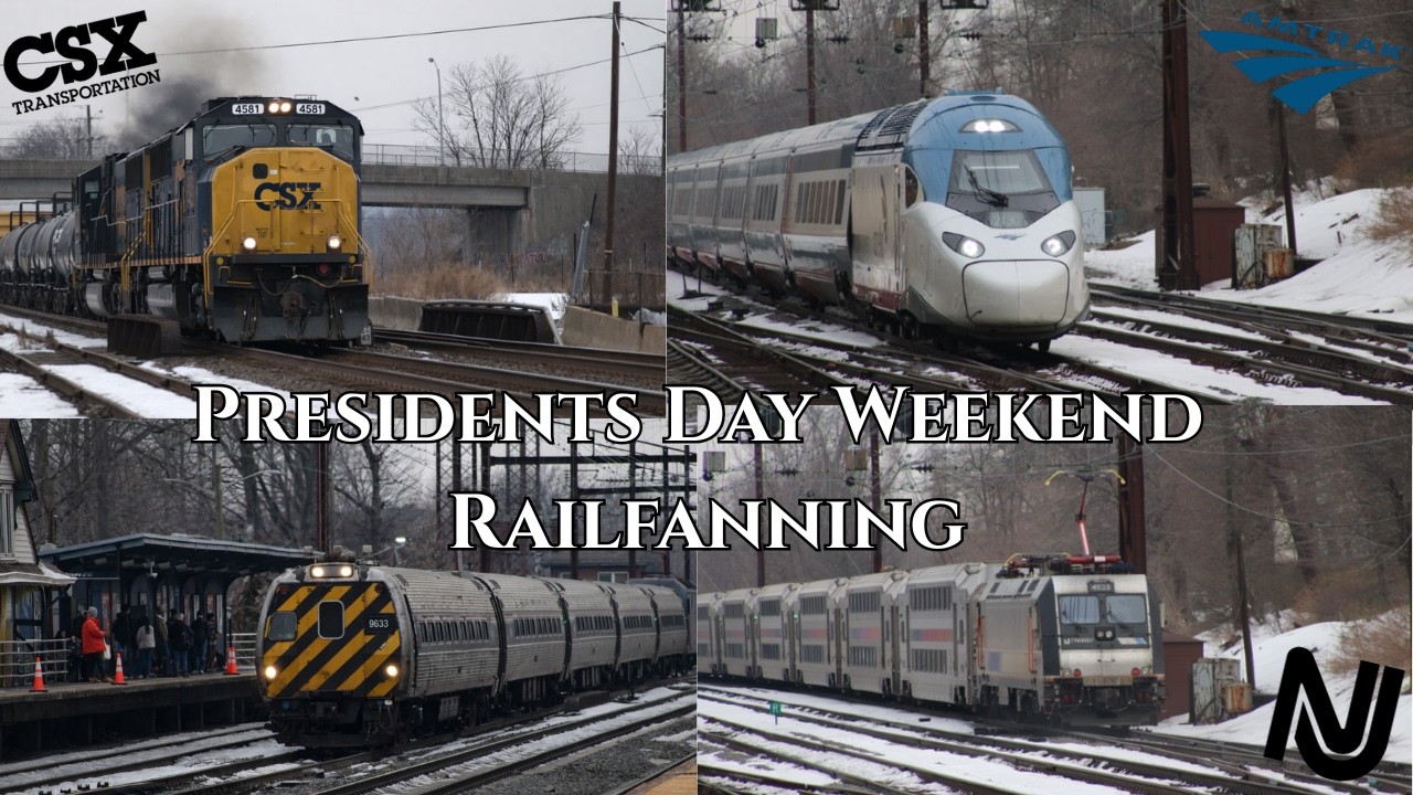 Presidents Day Weekend Railfanning