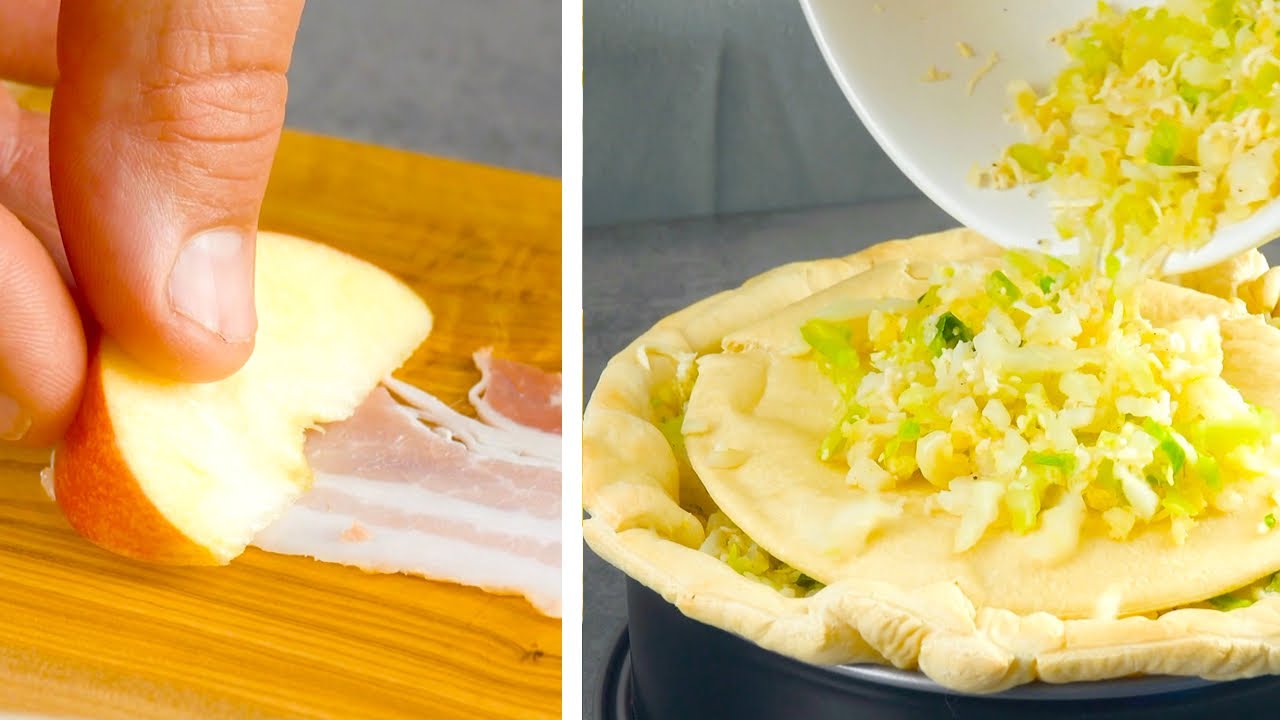 Pizza Dough & Bacon Make The Best Quiche Ever