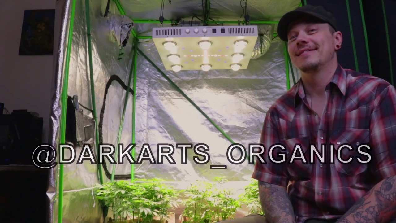 Optic 8+ LED Grow Light Unboxing and Overview (Darkarts Organics)