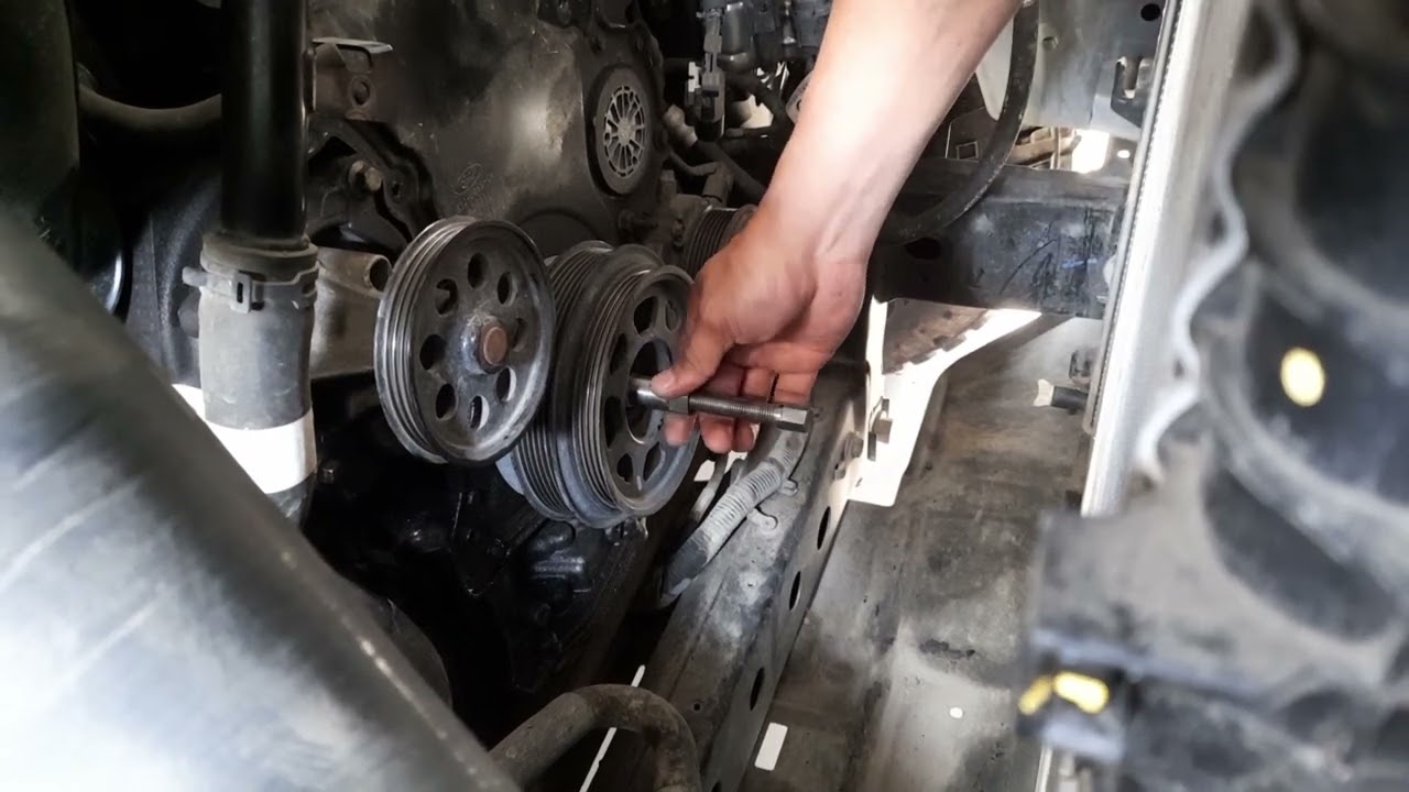 HOW TO REMOVE CRANKSHAFT PULLEY|FORD RAPTOR 2020