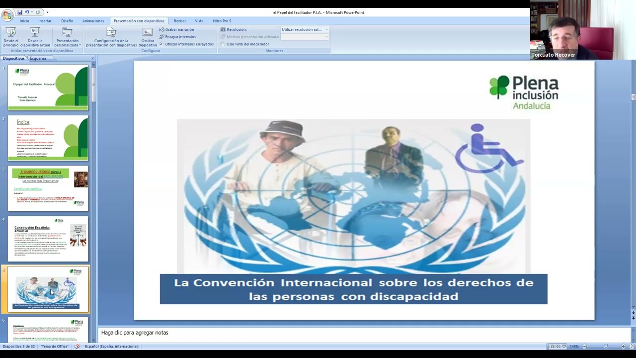 Seminario online 'El papel del facilitador procesal'