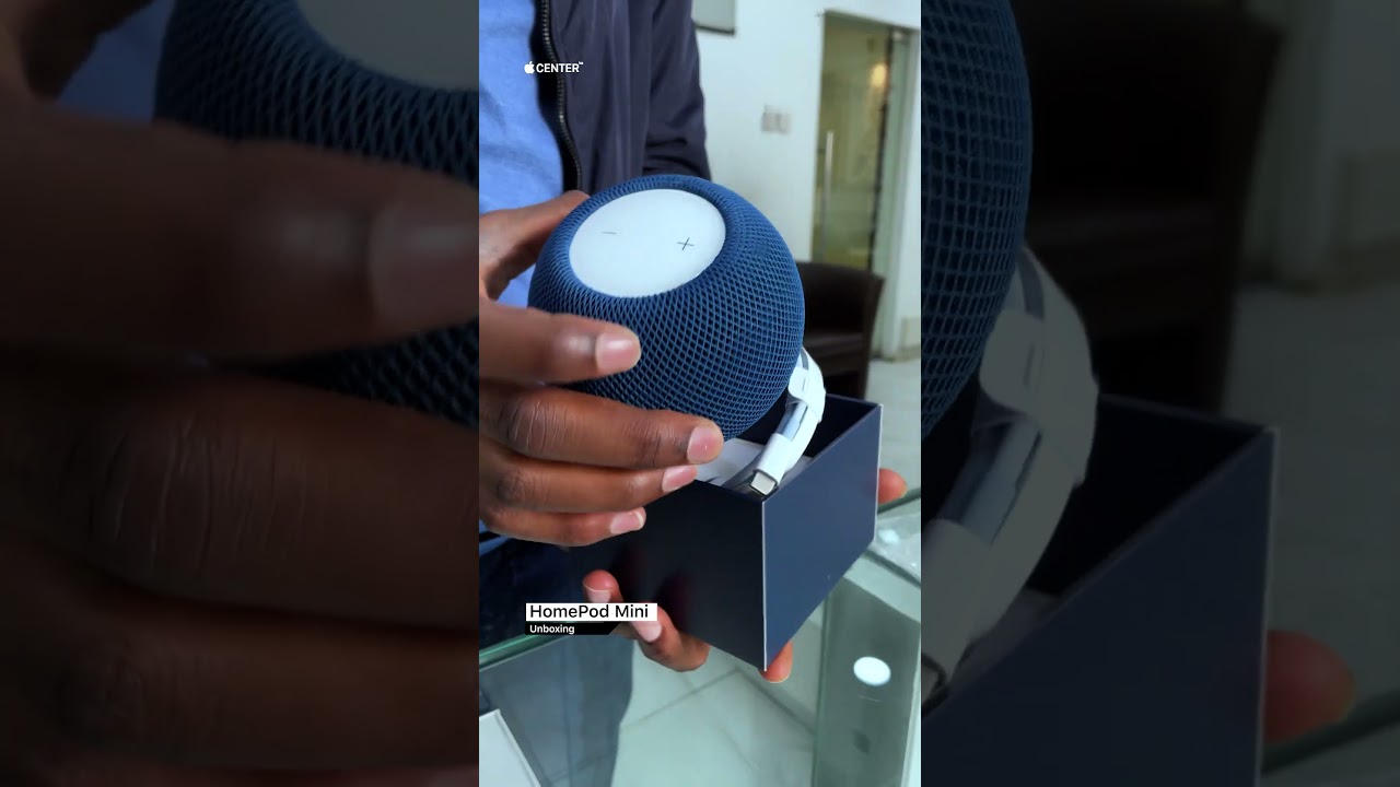 Unboxing the Blue HomePod Mini at Applecenter Nairobi | Unique Sound in a Compact Design