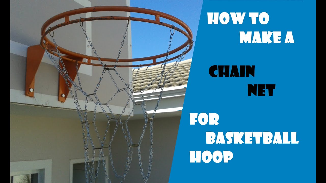 How to make a Chain Net for Basketball Hoop