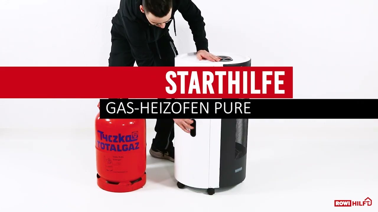 Starthilfe des Gasheizofens 