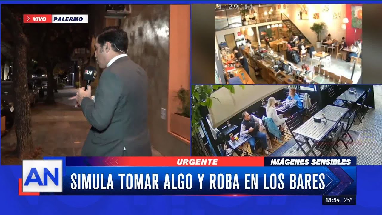 El LADRÓN SERIAL de MOCHILAS y CARTERAS en PALERMO
