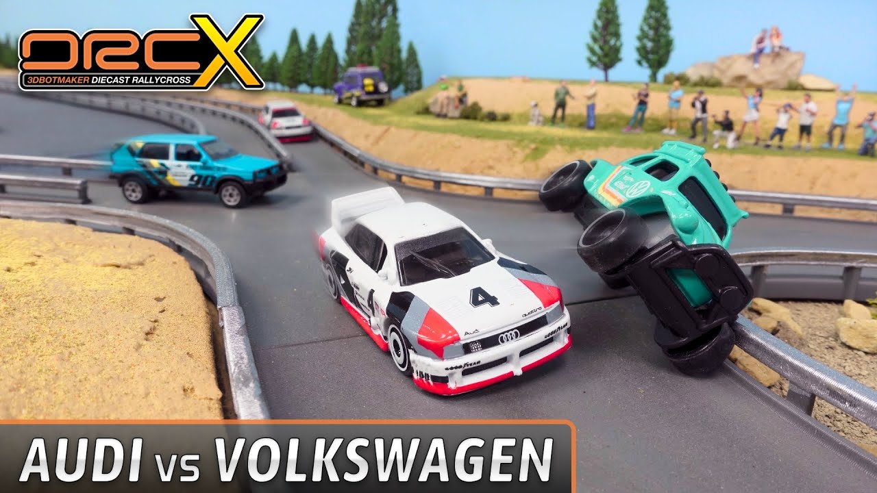 Diecast Rally Action — Audi против Volkswagen DRC-X Racing