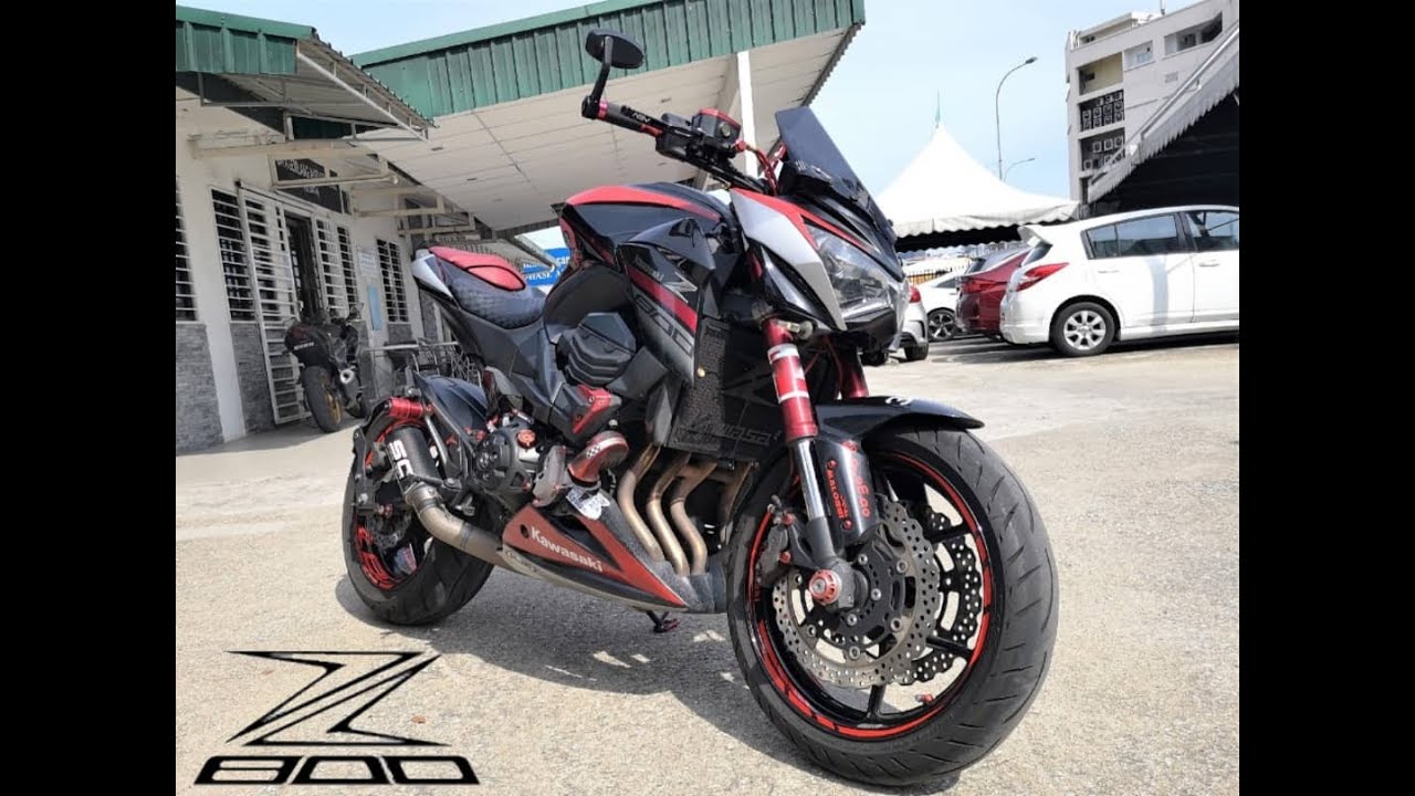 KAWASAKI Z800 exhaust sound sc project